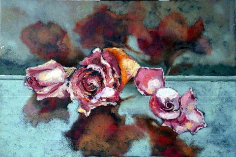 roses en rose